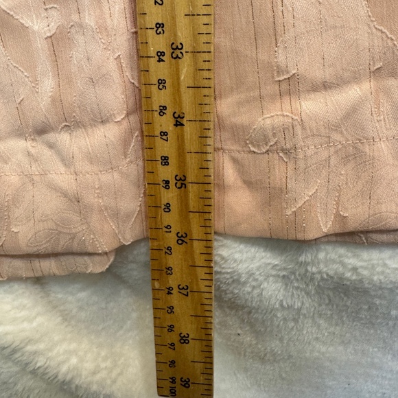 Joe Fresh Roxy Earle Swimsuit Cover-Up Womens Size 3X Peach Sheer V-Neck Blouse - Picture 7 of 8